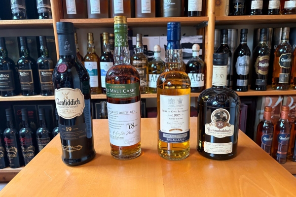 Unieke old-timers - Glenfiddich - Glen Grant - Port Ellen - Bunnahabhain